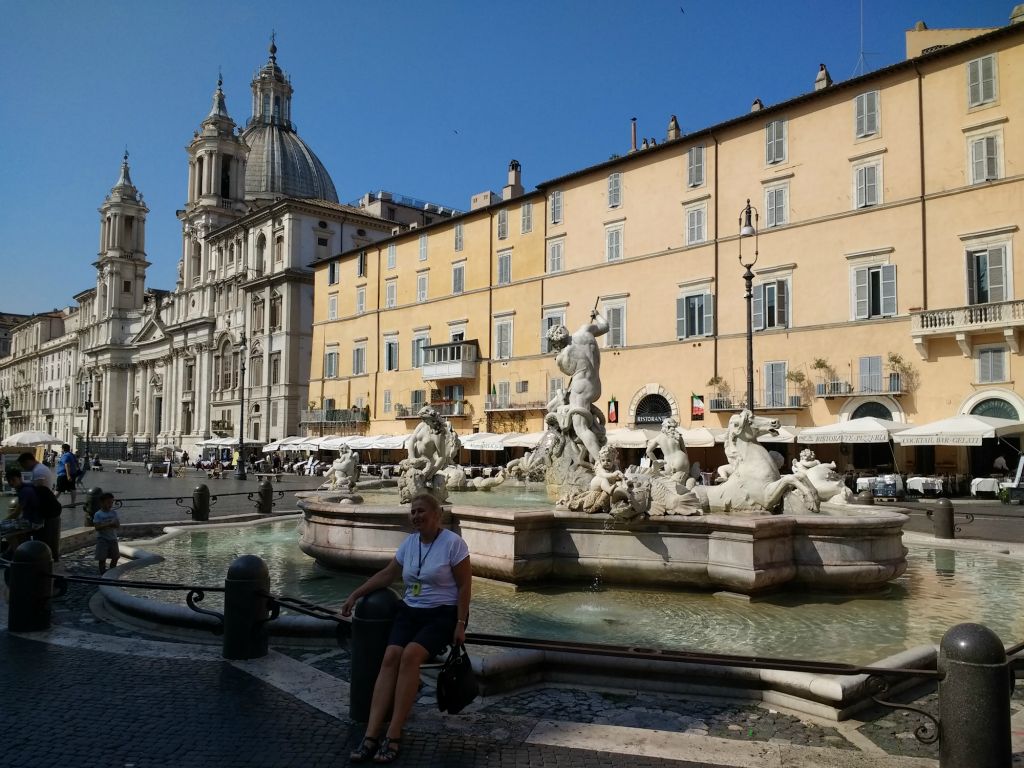 Fountain of Neptune at North end of Piazza Navona